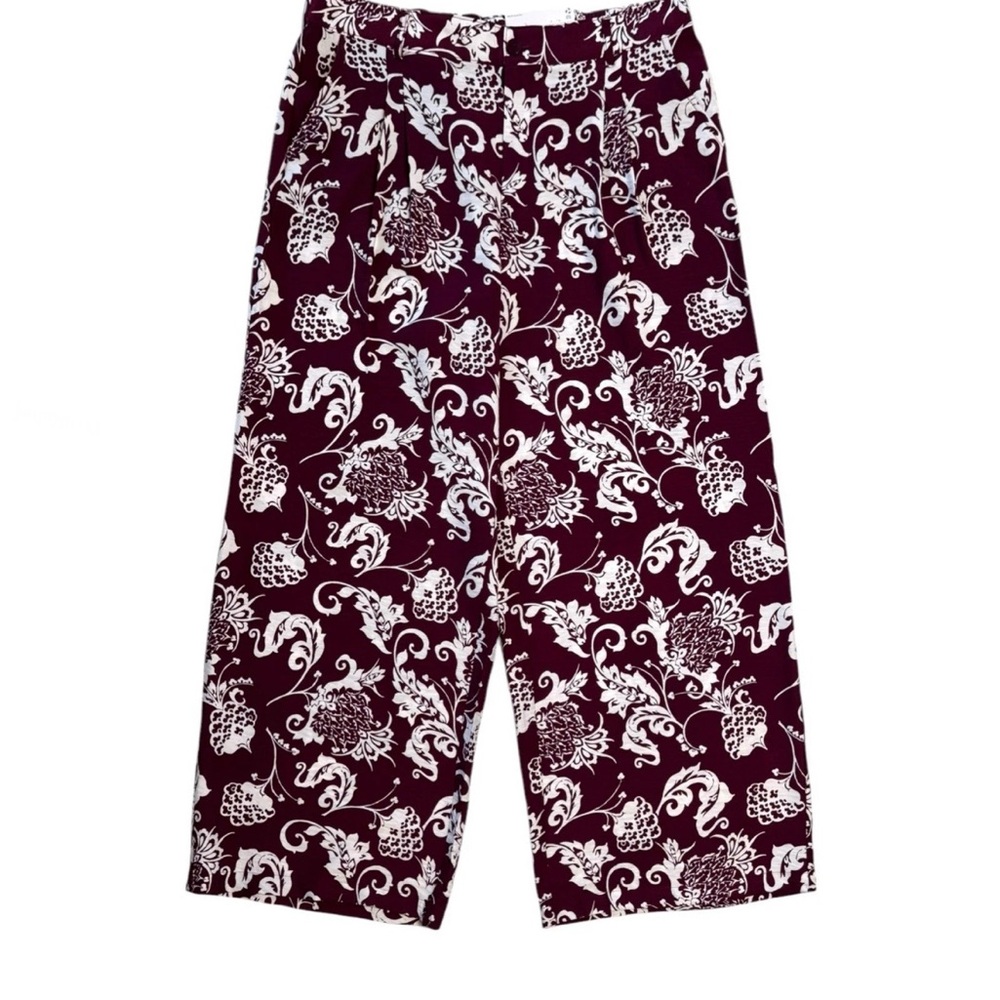 Liz Claiborne Floral Burgundy Women's Pants